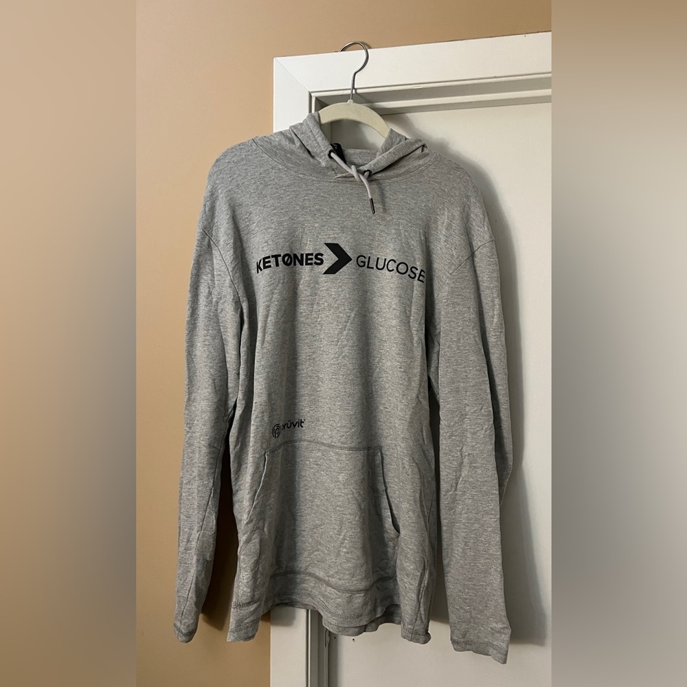 Pruvit Ketones>Glucose hooded long sleeve shirt